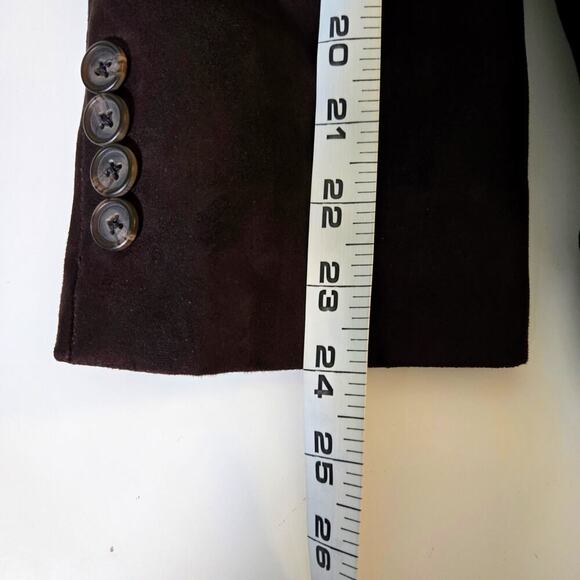 Ralph Lauren Mens Vintage Brown Suede Blazer Size 40L Rodeo Western Academia - Picture 7 of 10